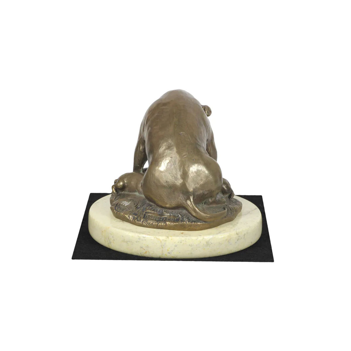 Art-Dog American Staffordshire Terrier Figur in Braun als dekorative Hundestatue für die Ausstellung - Bild 1