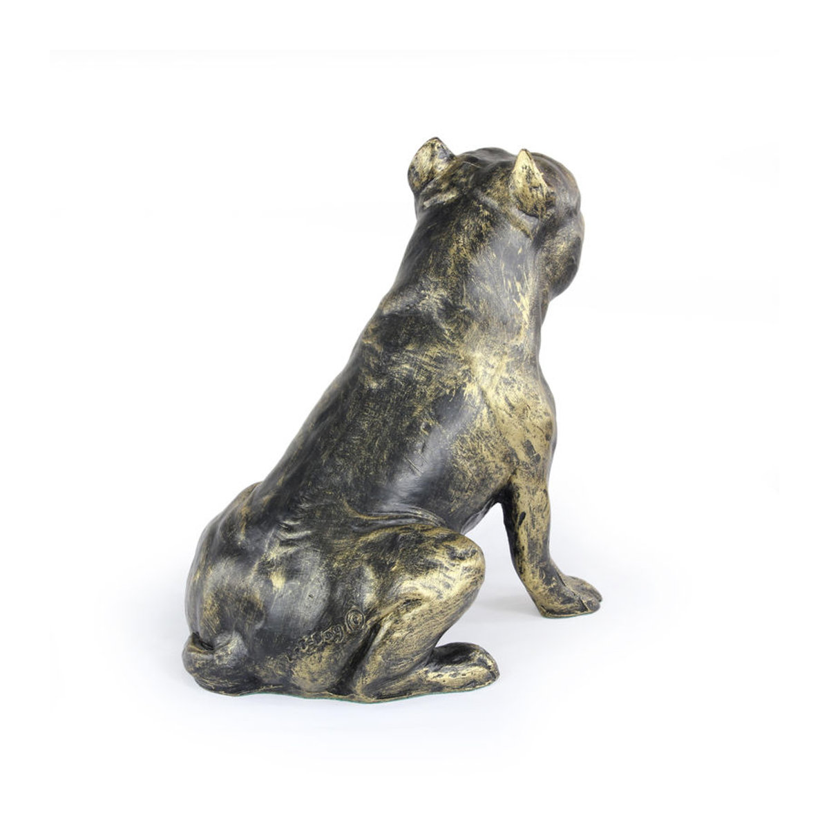 Art-Dog American Staffordshire Terrier Hundestatue aus Kunstharz in Braun - Bild 5