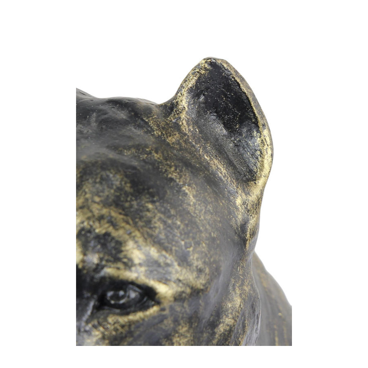 Art-Dog American Staffordshire Terrier Hundestatue aus Kunstharz in Braun - Bild 6