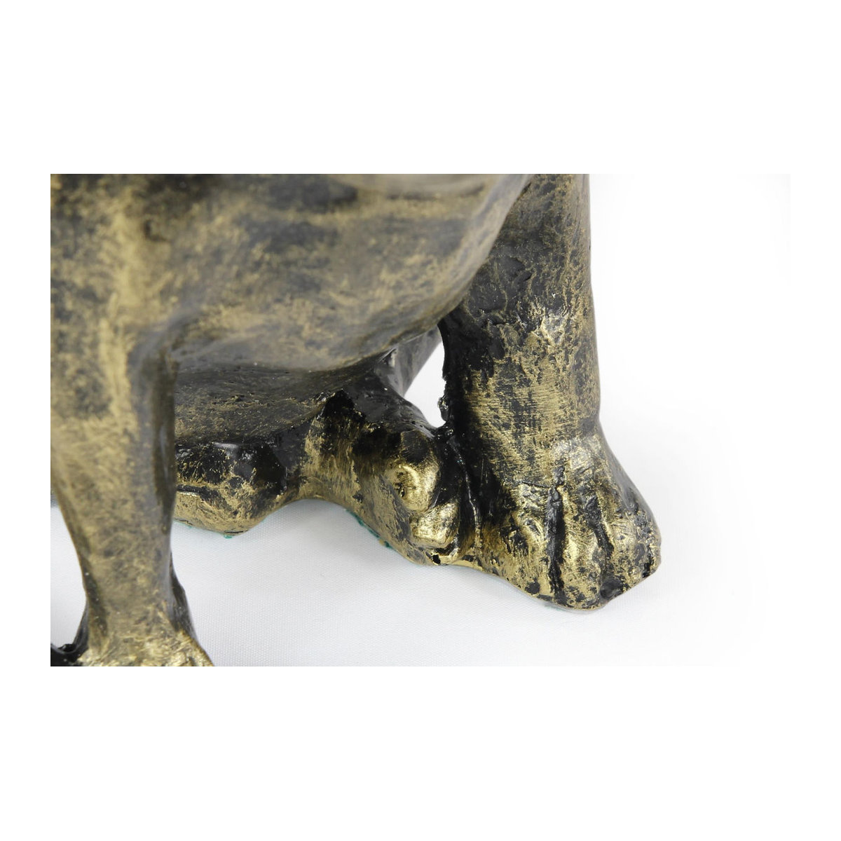 Art-Dog Bullterrier Hundestatue Bully I in Braun aus Kunstharz und Bronze als Dekoration für dein Wohnzimmer oder den Schreibtisch - Bild 8