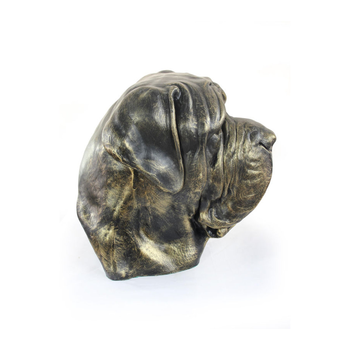 Art-Dog Englische Mastiff Hundebüste aus Kunstharz in Braun zur Dekoration für Garten und Wohnzimmer - Bild 9