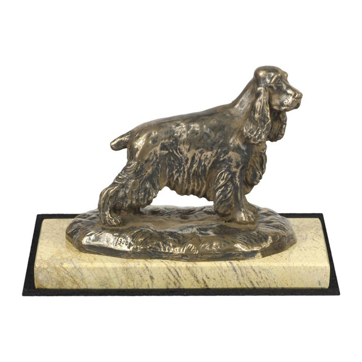 Art-Dog Englischer Cocker Spaniel Hundefigur in Braun als dekorative Silhouette - Bild 1