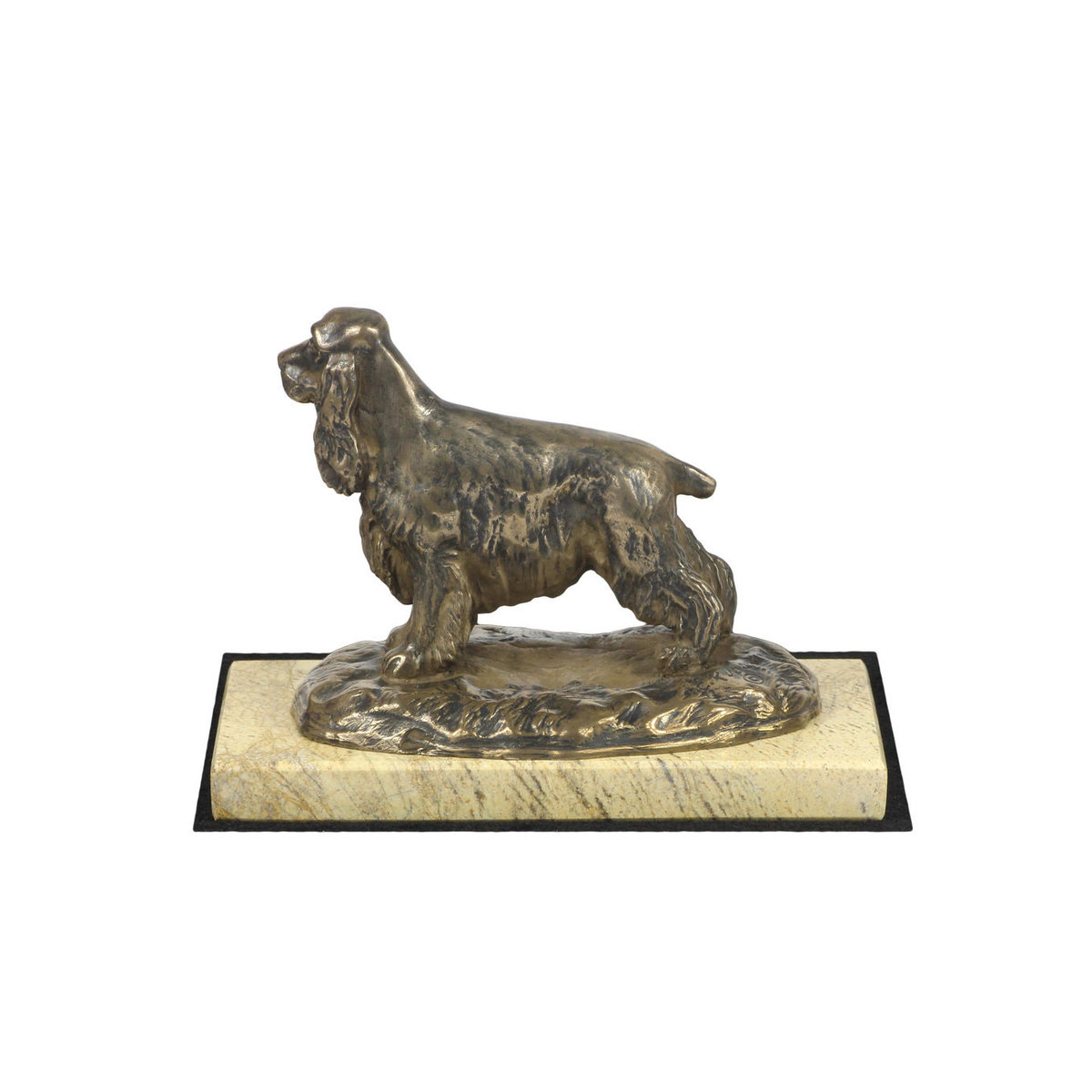 Art-Dog Englischer Cocker Spaniel Hundefigur in Braun als dekorative Silhouette - Bild 2