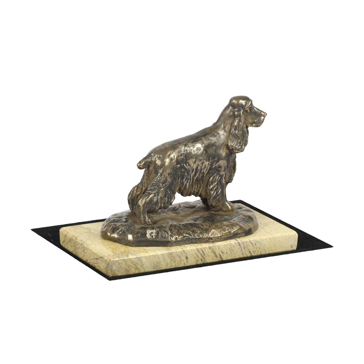 Art-Dog Englischer Cocker Spaniel Hundefigur in Braun als dekorative Silhouette - Bild 3