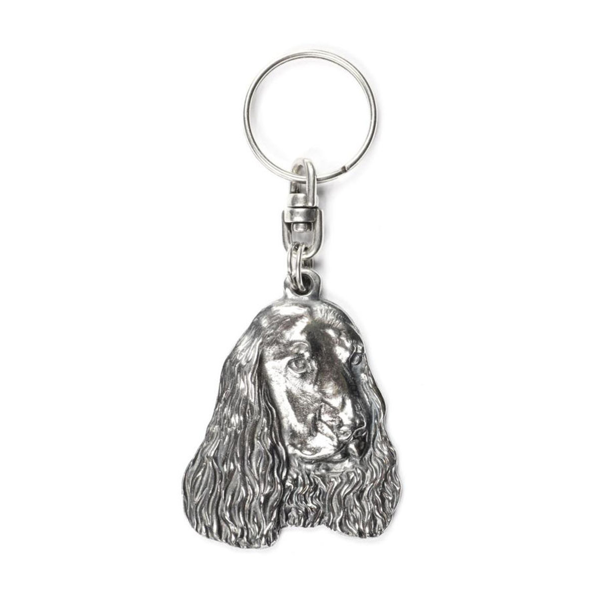 Art-Dog English Cocker Spaniel Anhänger aus Metall in Silber mit dekorativer Box - Bild 4