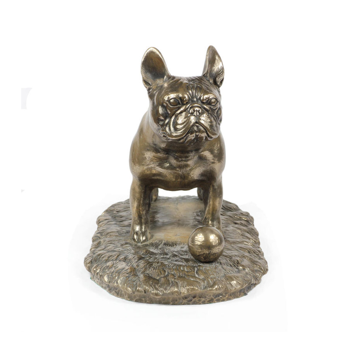 Art-Dog Französische Bulldogge Frenchie I Hundefigur in Braun aus Kunstharz und Metall - Bild 12