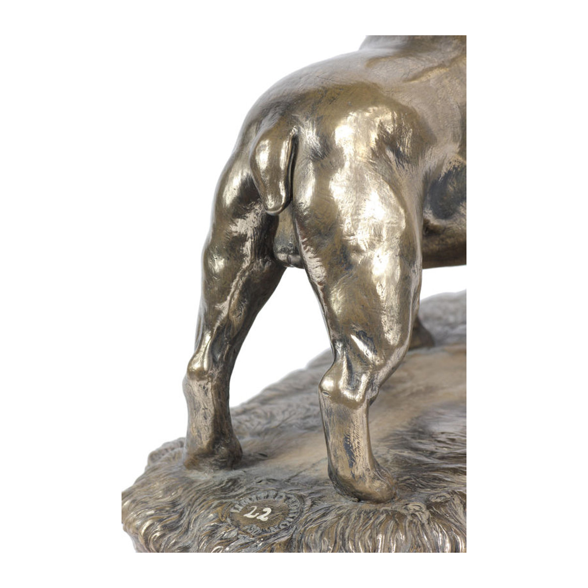Art-Dog Französische Bulldogge Frenchie I Hundefigur in Braun aus Kunstharz und Metall - Bild 9