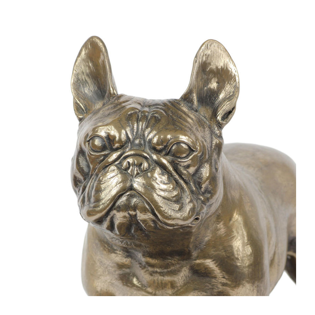 Art-Dog Französische Bulldogge Frenchie I Hundefigur in Braun aus Kunstharz und Metall - Bild 10