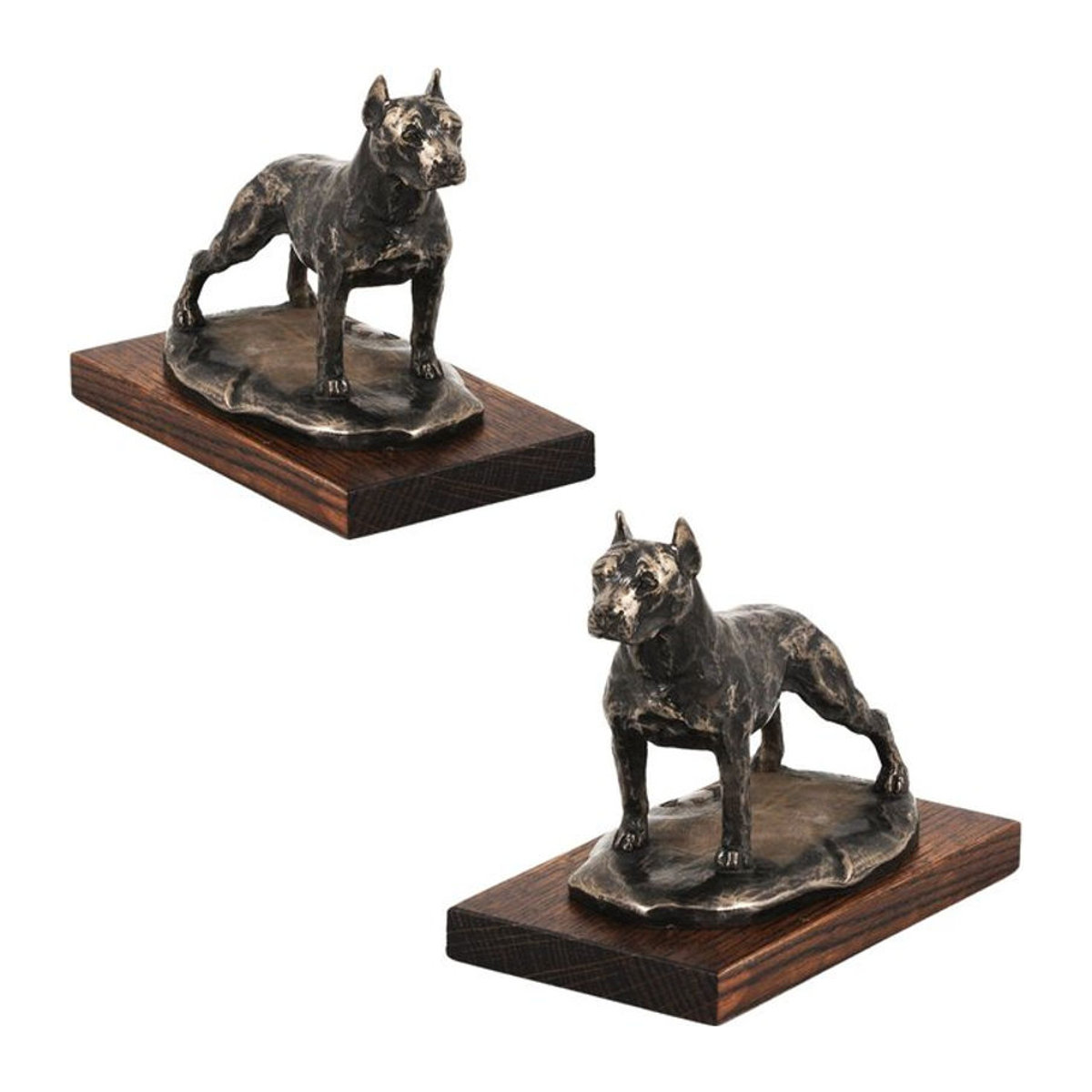 Art-Dog Hundestatue American Staffordshire Terrier in Braun als dekorative Figur - Bild 1