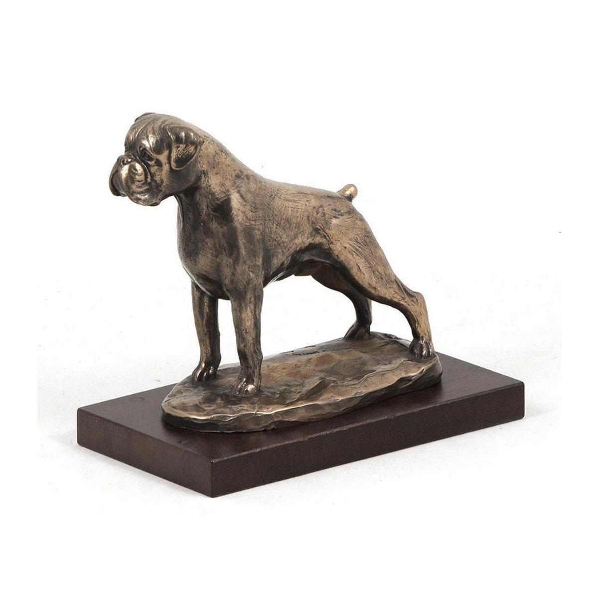 Art-Dog Hundestatue Deutscher Boxer III in Braun als dekorative Figur für dein Büro oder als Trophäe - Bild 6