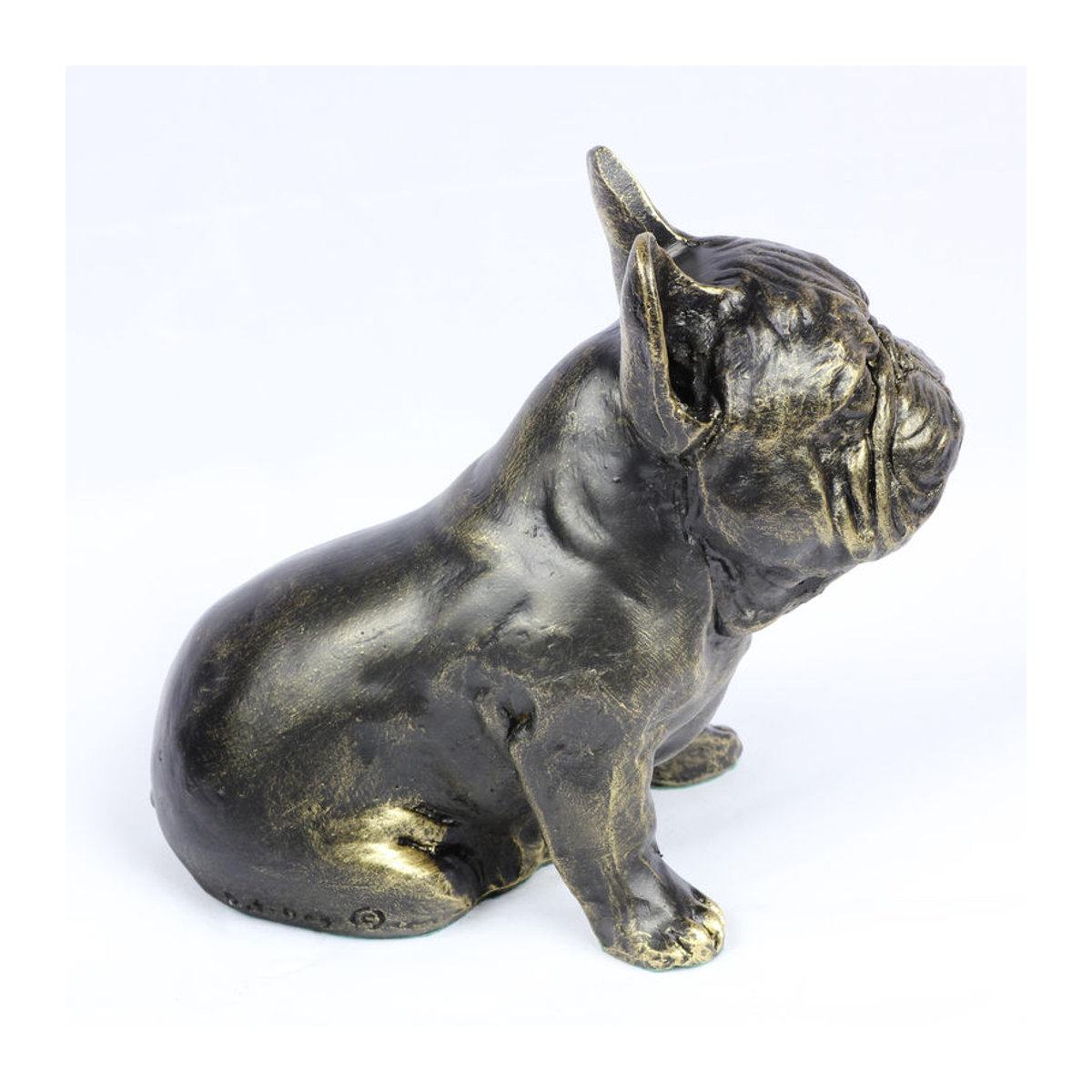 Art-Dog Hundestatue Französische Bulldogge Frenchie I in Braun aus Kunstharz - Bild 4