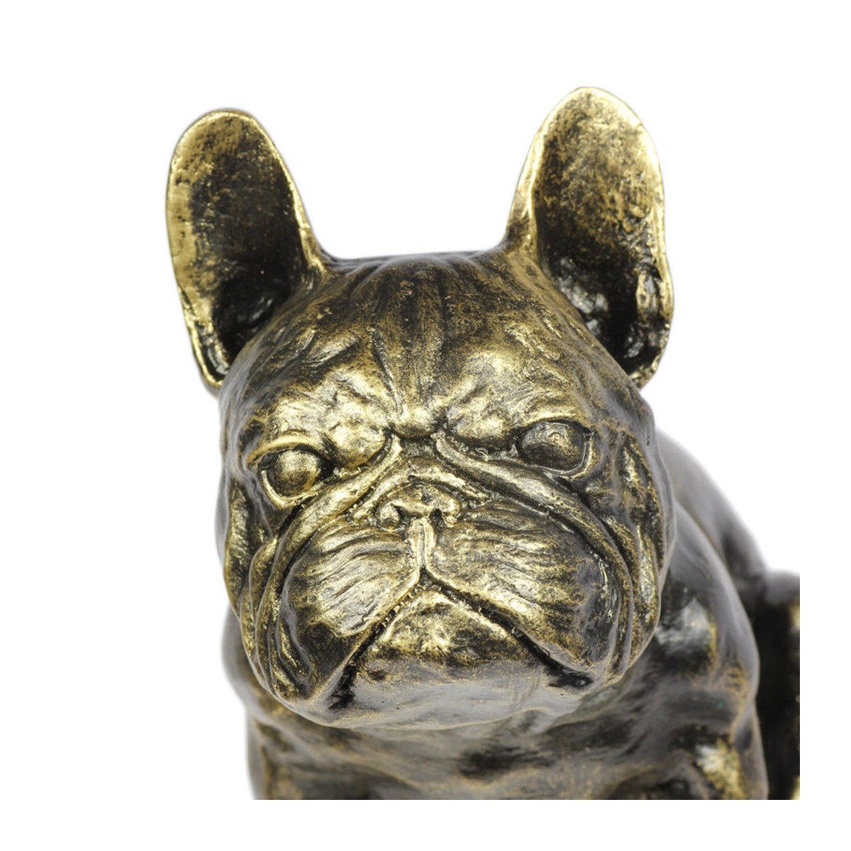 Art-Dog Hundestatue Französische Bulldogge Frenchie I in Braun aus Kunstharz - Bild 7