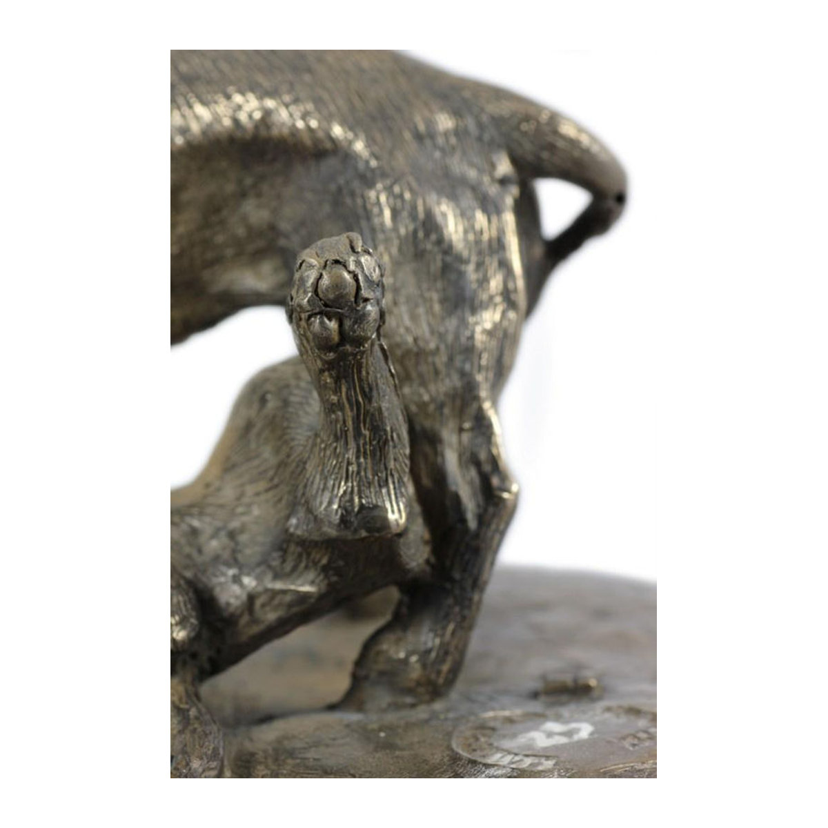 Art-Dog Hundestatue Pitbull American Pit Bull Terrier in Braun als dekorative Figur für dein Büro oder als Trophäe - Bild 5