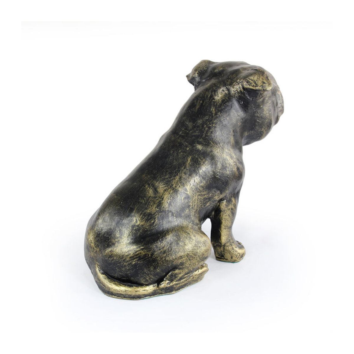 Art-Dog Staffordshire Bull Terrier Hundestatue aus Kunstharz in Braun - Bild 2