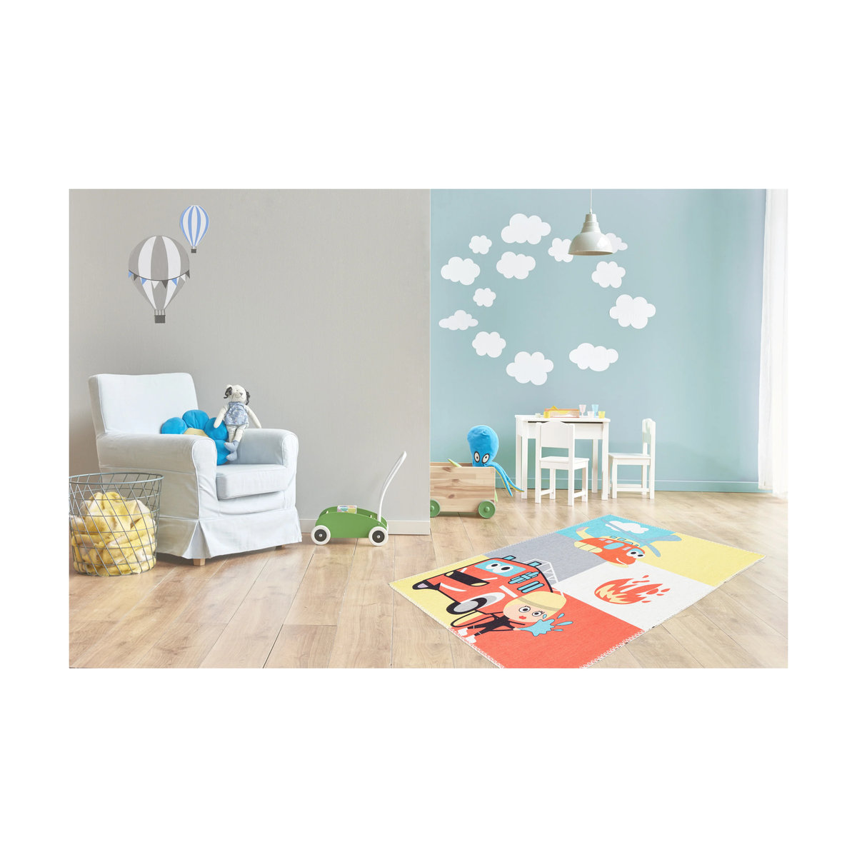 Arte Espina Flachflorteppich Playground mehrfarbig B: 120 cm, H: 0,5 cm, L: 180 cm - Bild 2