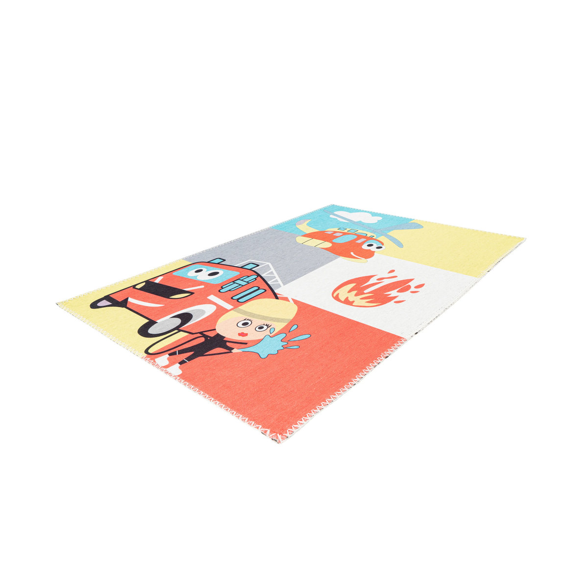 Arte Espina Flachflorteppich Playground mehrfarbig B: 120 cm, H: 0,5 cm, L: 180 cm - Bild 3