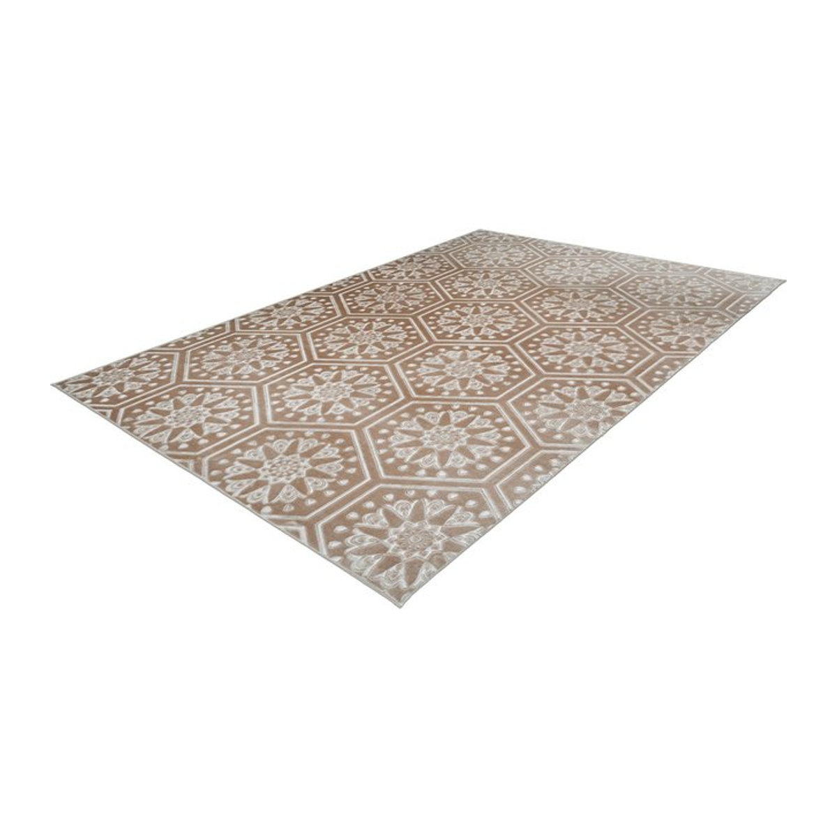 ARTE ESPINA Teppich Monroe in Taupe, Grau und Beige, B: 120 cm, L: 170 cm - Bild 1