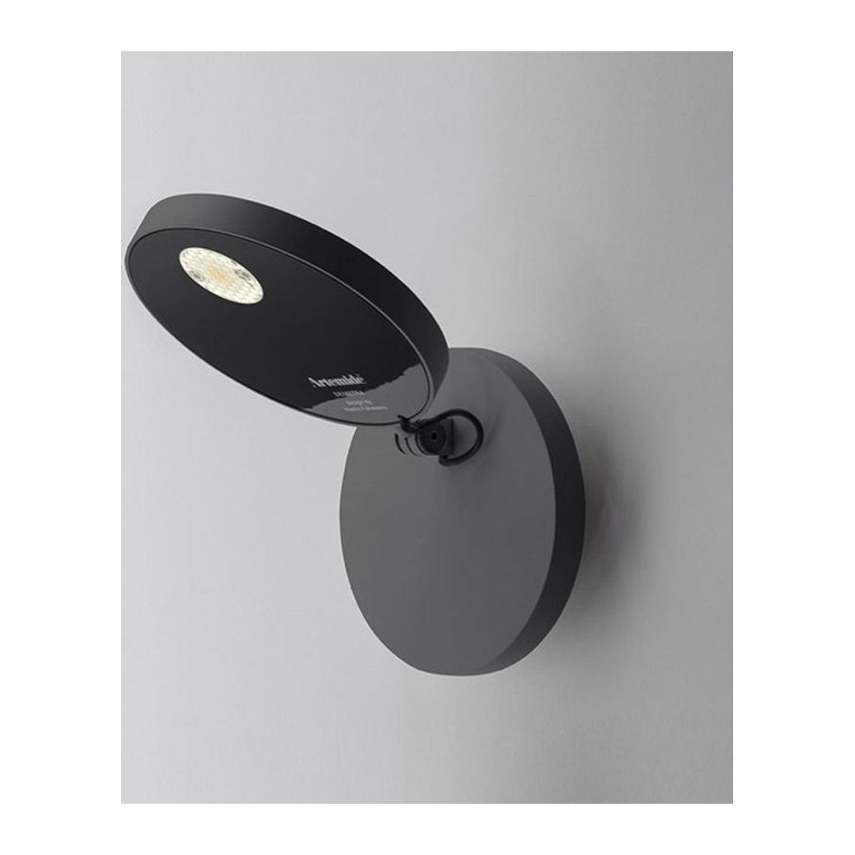 Artemide Demetra LED-Wandleuchte in Anthrazit mit warmweißem Licht - Bild 1