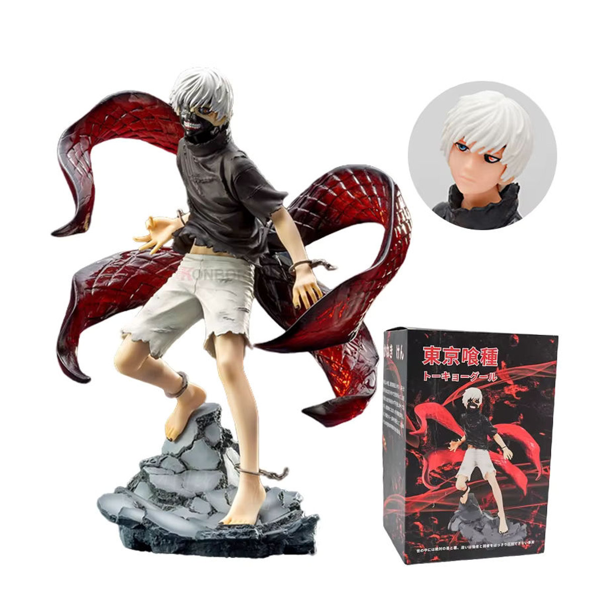 ARTFX J Tokyo Ghoul Ken Kaneki Anime Figur, mehrfarbig - Bild 5
