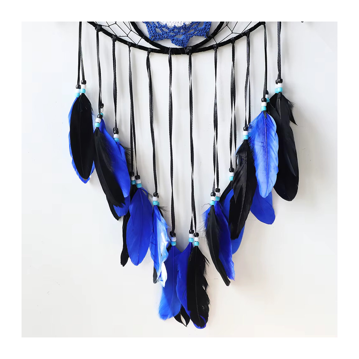 Artilady Makramee Wandbehang Böser Blick Traumfänger als Boho Wandkunst in Mehrfarbig - Bild 4