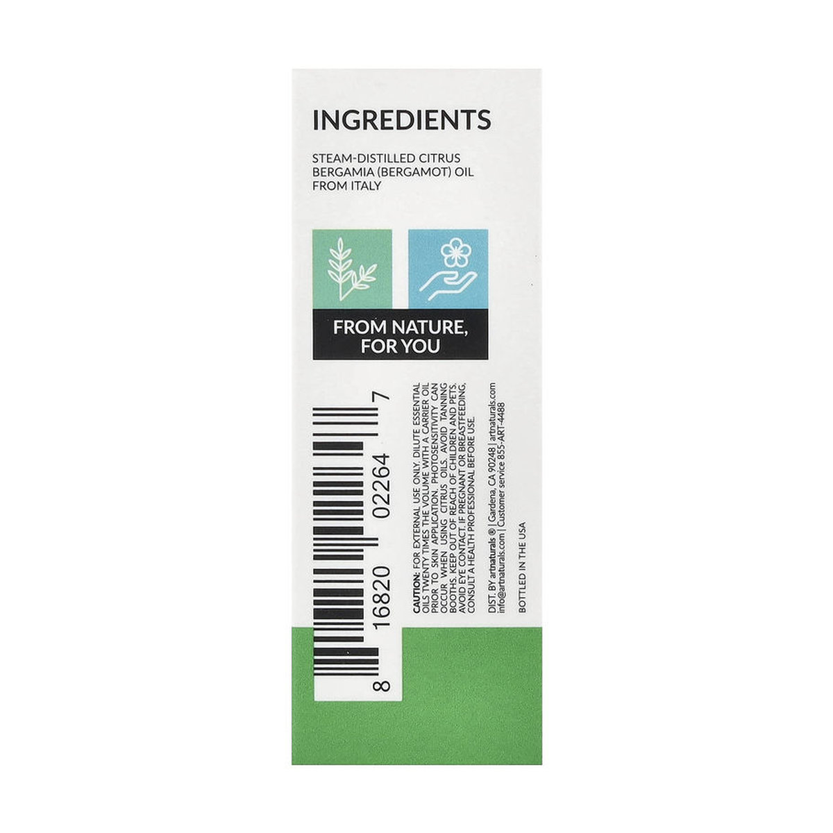 Artnaturals Bergamot Oil in brauner Glasflasche, 15 ml - Bild 3