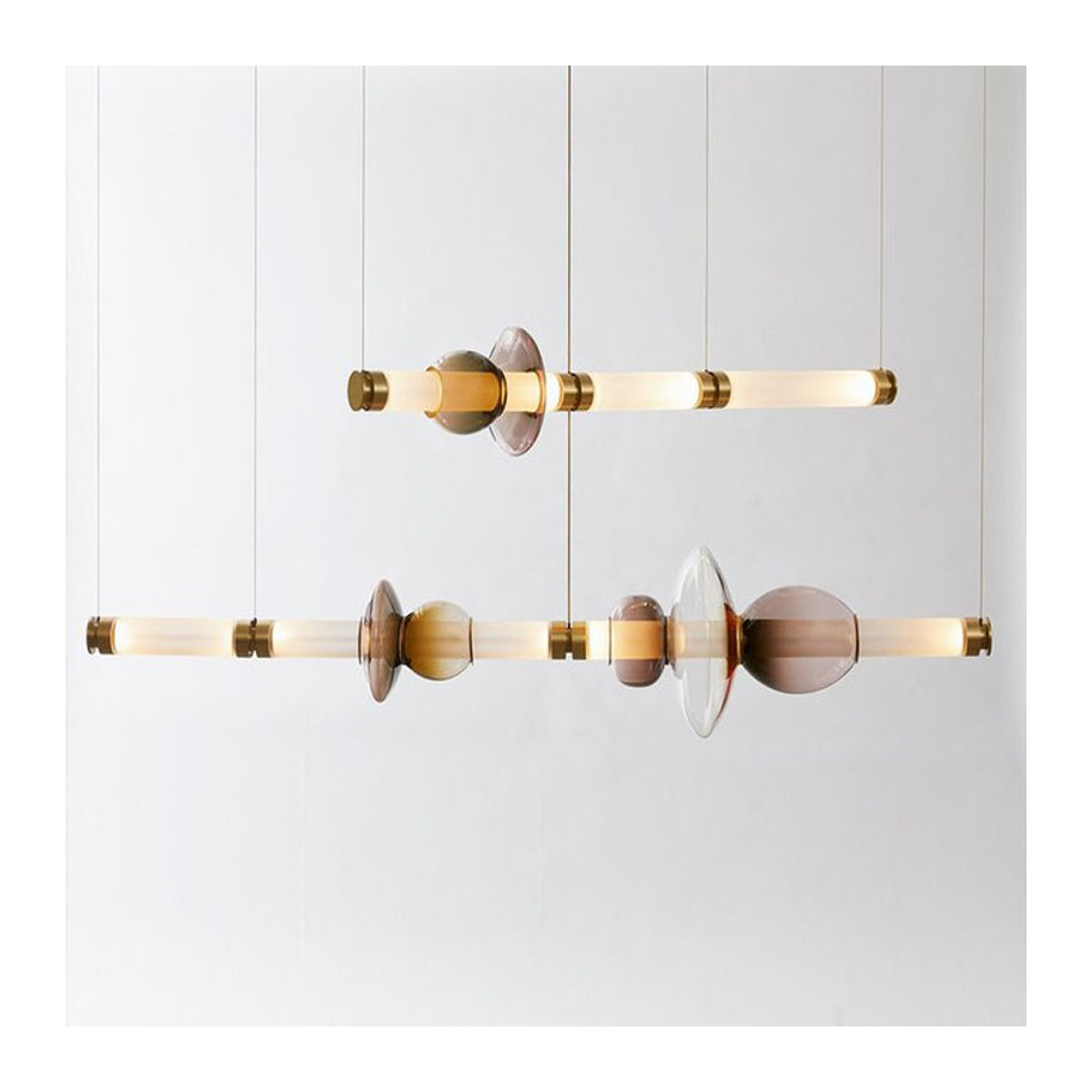 Artpad Kanada Designer Pendelleuchte aus Glas mit LED für Wohnzimmer, Küche und Restaurant - Bild 1