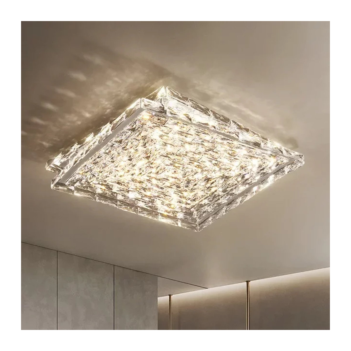 Artpad Nordic LED Kristall Kronleuchter in Gold und Chrom für Wohnzimmer und Esszimmer - Bild 1