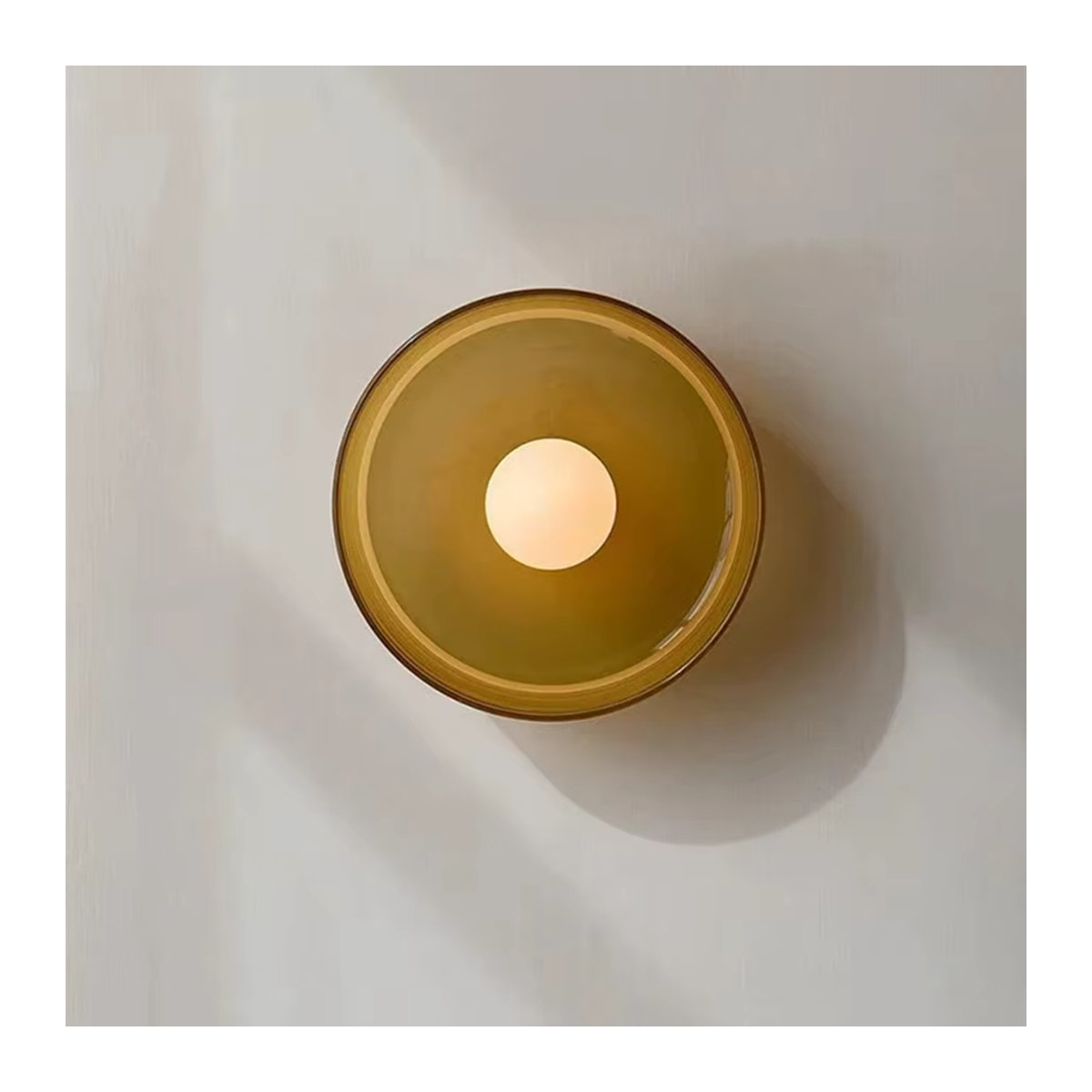 ASCELINA Nordic LED Glas Deckenleuchte im Vintage Design als Kronleuchter für Flur, Schlafzimmer und Eingangsbereich - Bild 2
