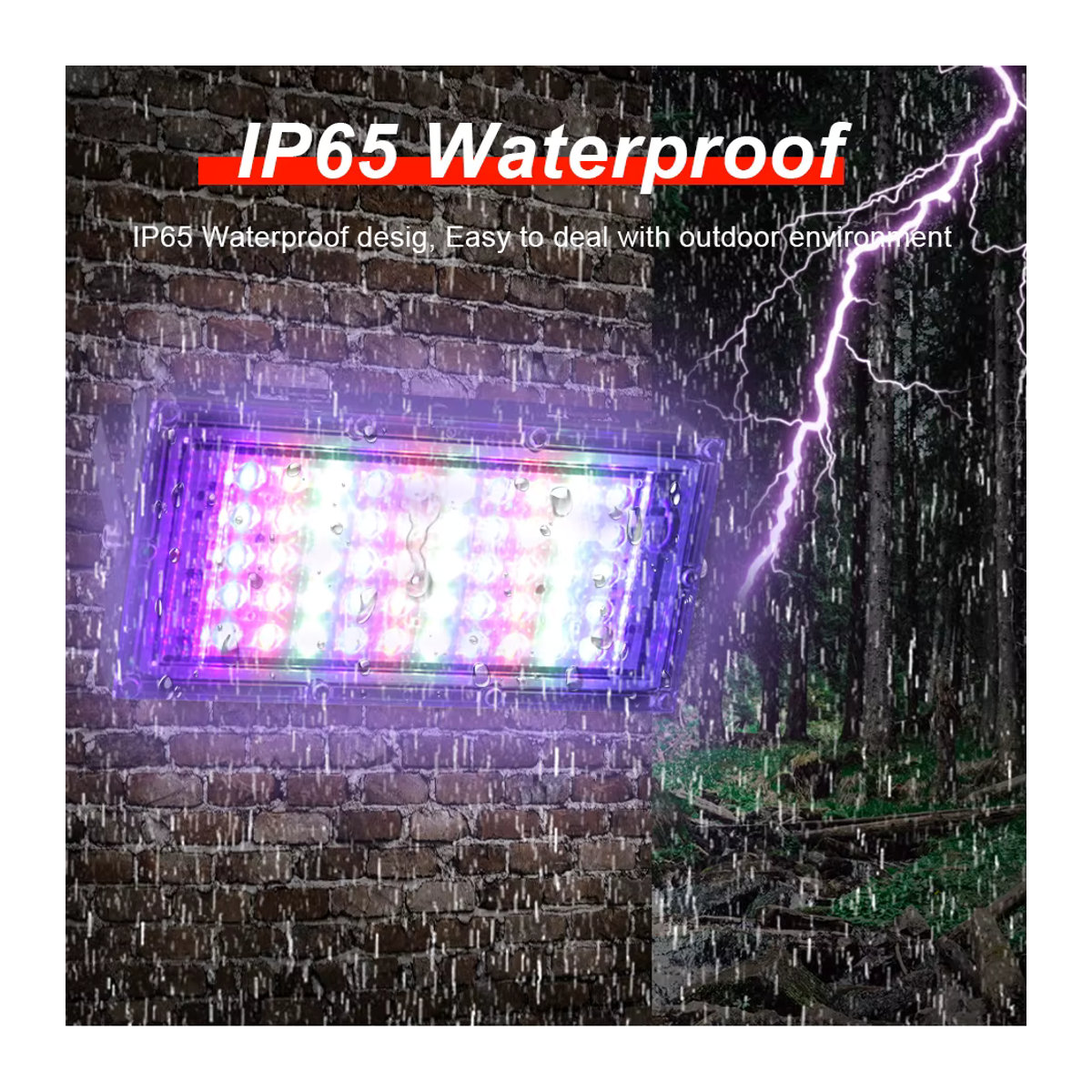 Asign RGB LED-Flutlicht Außenstrahler IP65 wasserdicht in Bunt aus Aluminium - Bild 5