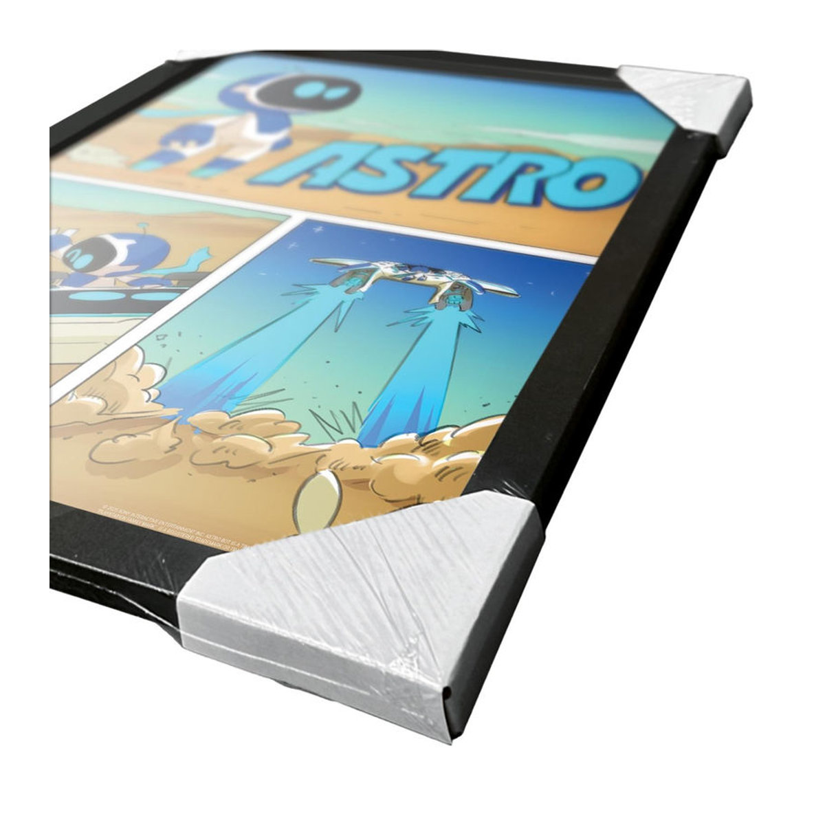 Astro Bot Comic Strip Gerahmtes Poster Mehrfarbig B: 40 cm x H: 40 cm - Bild 2