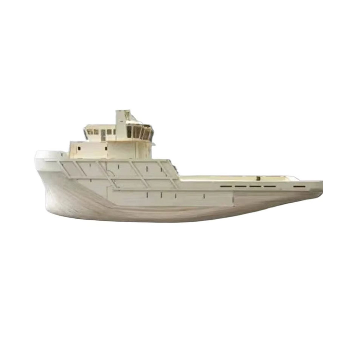 AT 99 MODEL Holz Schiff Modell Kit DIY Marine Segelschiff in Beige für Erwachsene - Bild 6