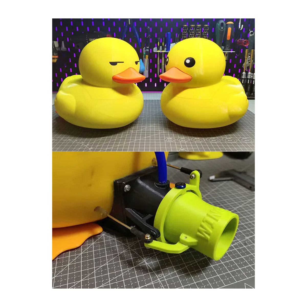 AT 99 MODEL RC-Schiff Kleine Gelbe Ente mit integrierter Sprühpumpe und Jetpumpenantrieb - Bild 3