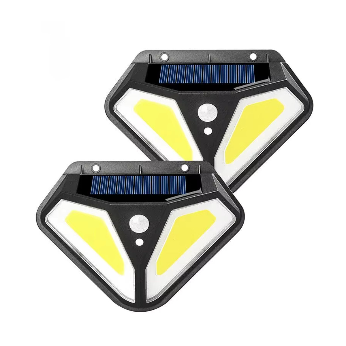 ATcomm LED Solar Wandleuchte Schwarz Modern mit Bewegungssensor und 3 Modi wasserdicht - Bild 7