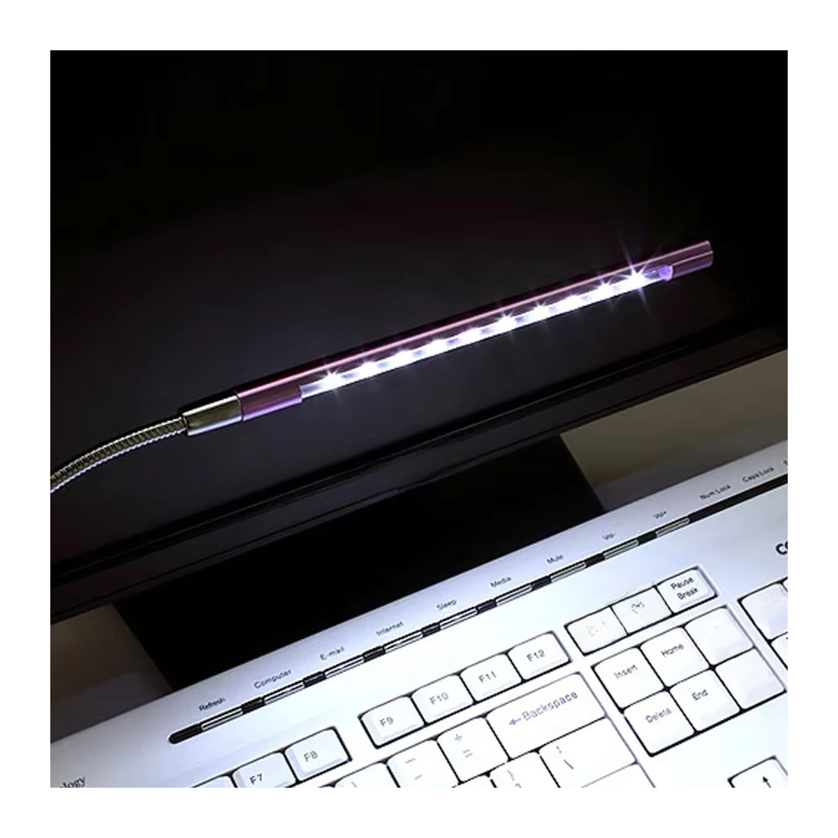 ATcomm USB-LED-Nachtlicht flexibel als Lesebeleuchtung für Laptop und Tastatur in verschiedenen Farben - Bild 5
