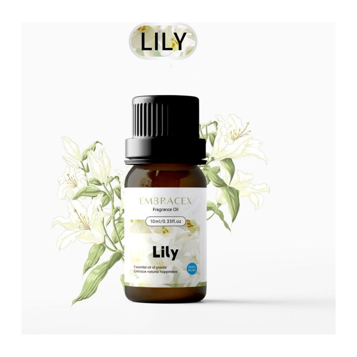 Ätherisches Lilienöl für die Aromatherapie, floraler Duft, 10 ml - Bild 1