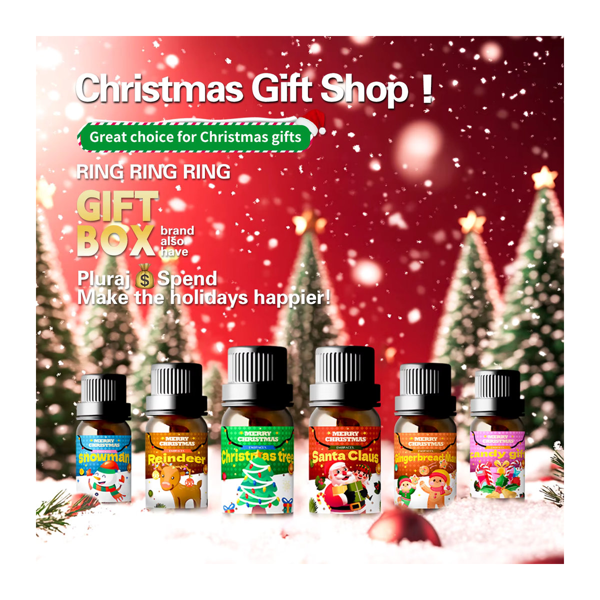 Ätherisches Öl Lebkuchenmann Duft, 10 ml spicy Aroma für Kerzen und Lufterfrischer - Bild 1