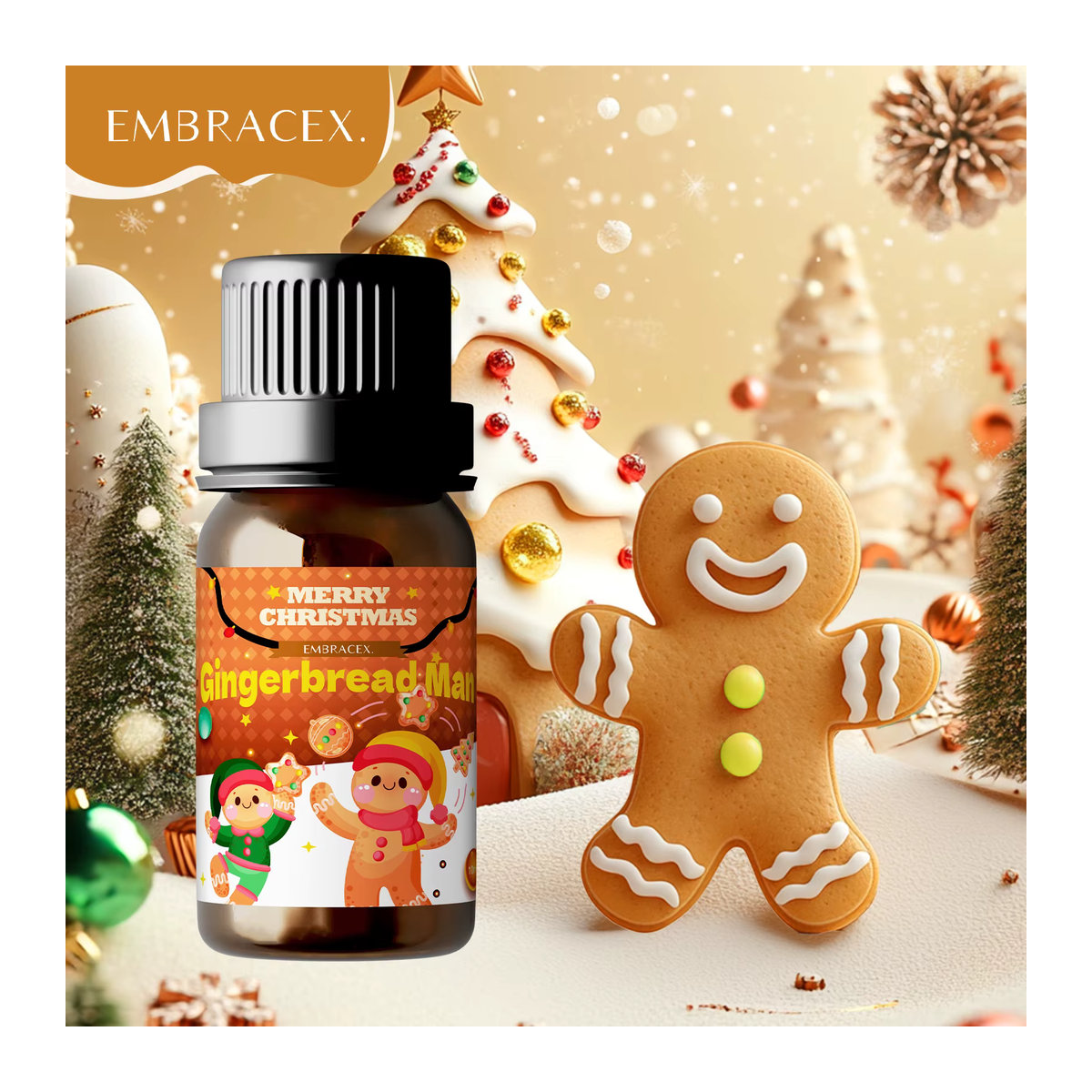 Ätherisches Öl Lebkuchenmann Duft, 10 ml spicy Aroma für Kerzen und Lufterfrischer - Bild 4