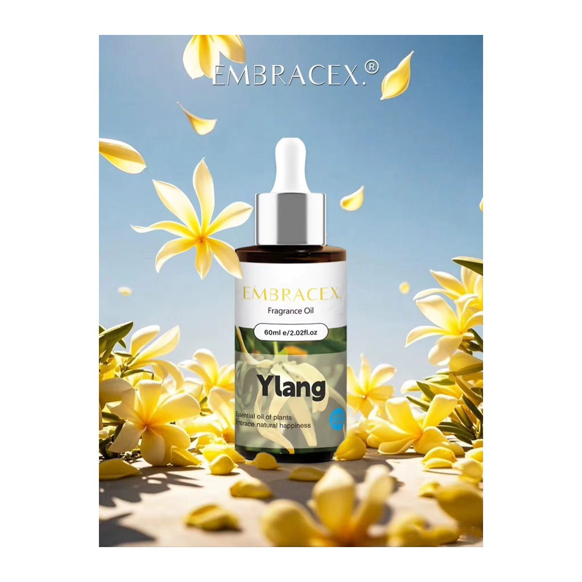 Ätherisches Ylang Ylang Öl in brauner Glasflasche, 60 ml, floraler Duft zur Aromatherapie - Bild 6