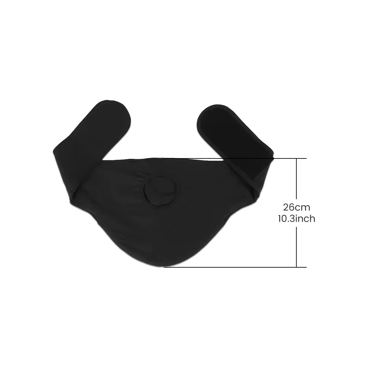 Atmungsaktiver Stoma-Wickelgürtel von JBMBHC in Schwarz mit versteckter Tasche für Sport und Schwimmen für Männer und Frauen - Bild 6