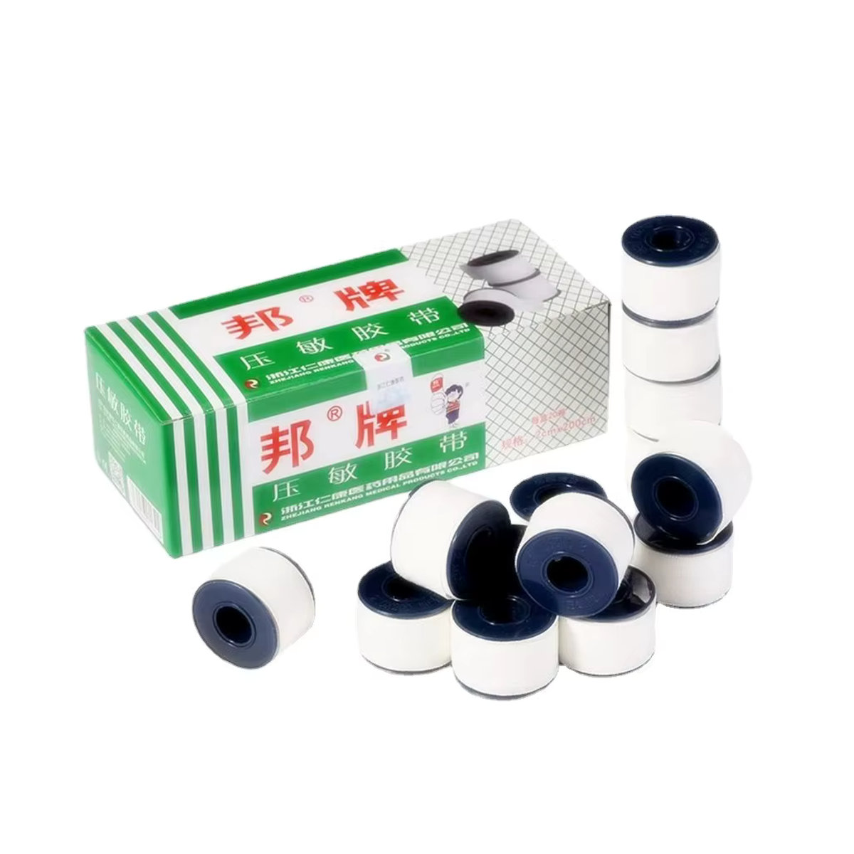 Atmungsaktives medizinisches Klebeband in Weiß für Wundauflagen und Erste-Hilfe-Sets, Breite: 2 cm, Länge: 2 m - Bild 5