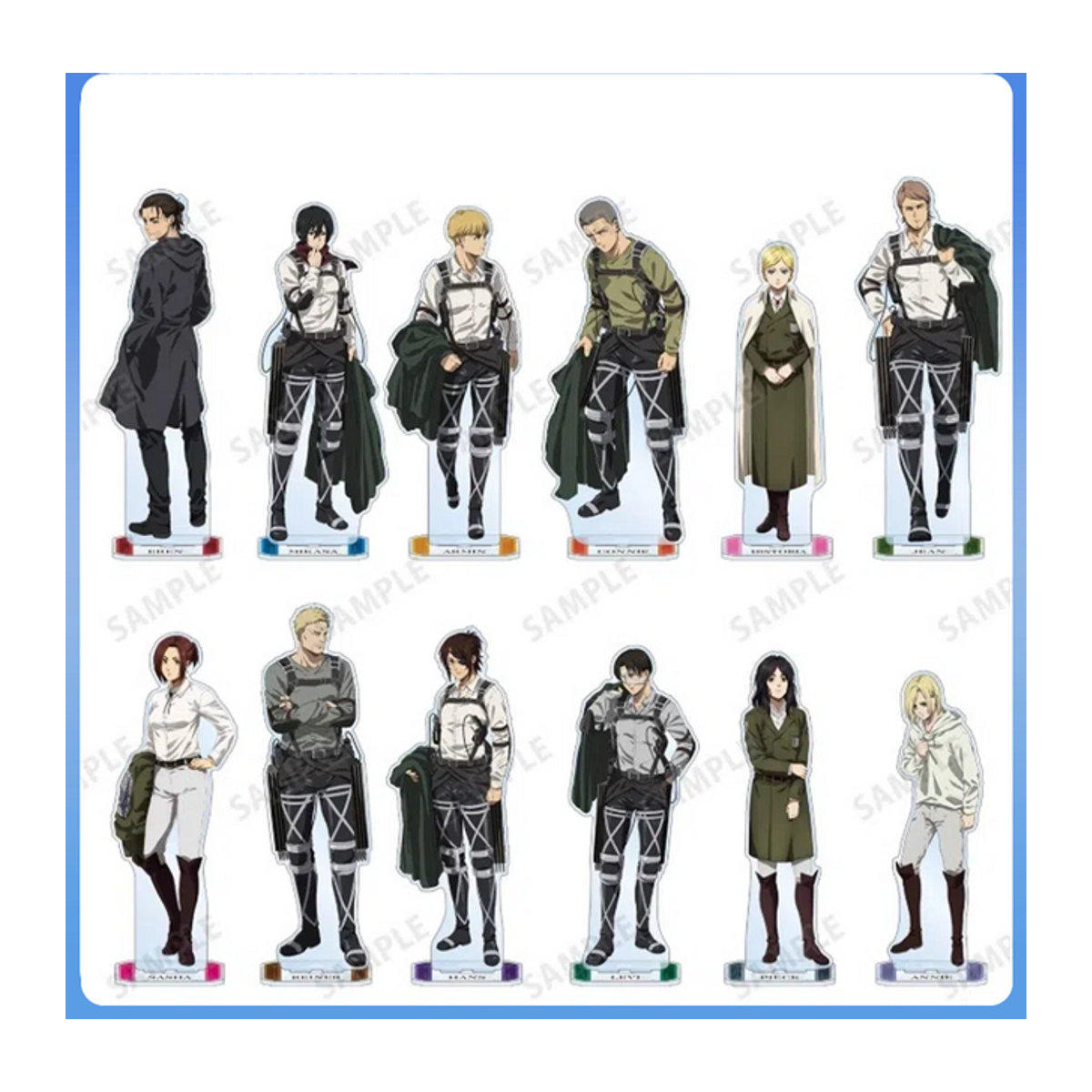 Attack on Titan Final Chapter Acryl-Stehschild von Bandai, mehrfarbig, Höhe: 15 cm - Bild 1