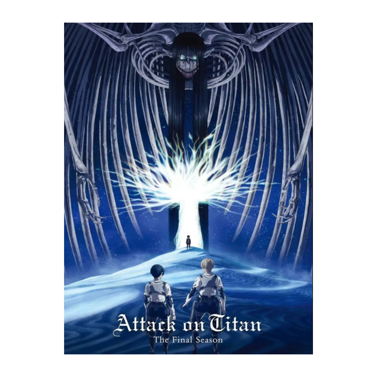 Attack On Titan Vintage-Poster mit Porträt als mehrfarbige Kunstdekoration für deine Wandmontage - Bild 7