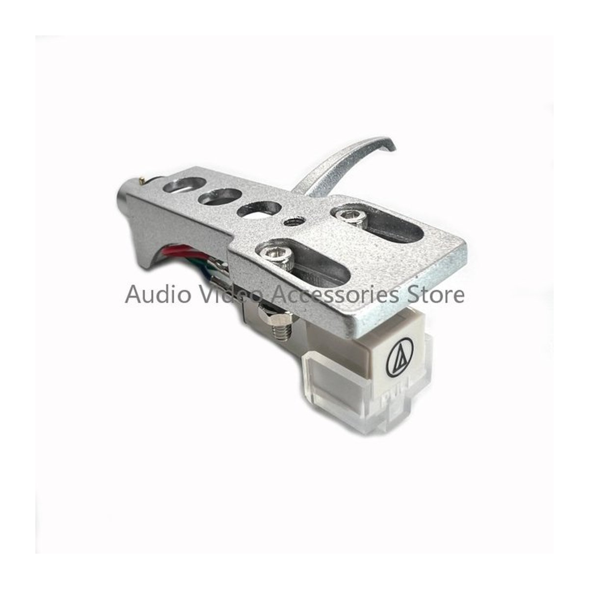 Audio-Technica AT3600L Moving Magnet Tonabnehmer mit Stylus und Headshell Kit in Silber für LP Vinyl Plattenspieler - Bild 1