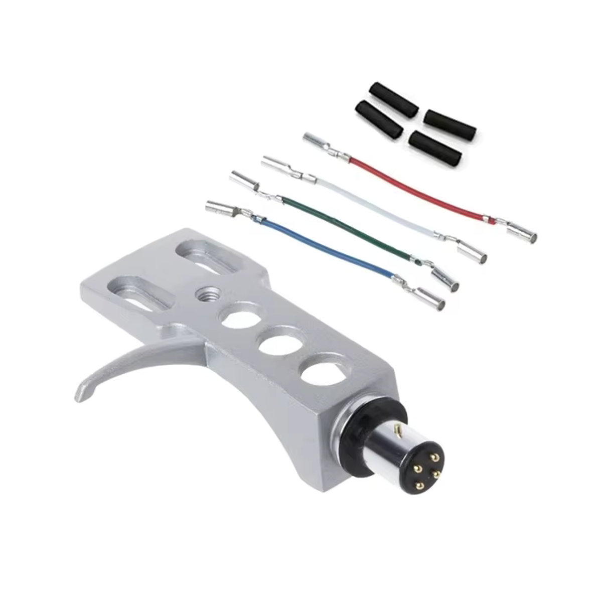 Audio-Technica AT3600L Moving Magnet Tonabnehmer mit Stylus und Headshell Kit in Silber für LP Vinyl Plattenspieler - Bild 2