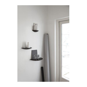 Audo Gridy Fungi Shelf Wandregal Schwarz Skandinavisch Minimalistisch