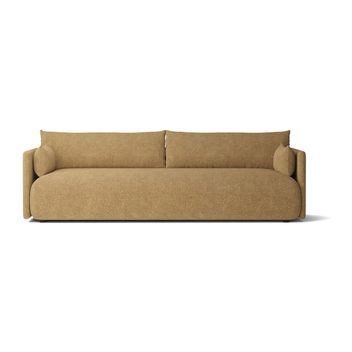 Audo Offset 3-Sitzer Sofa in Orange mit Bouclé-Bezug - Bild 1