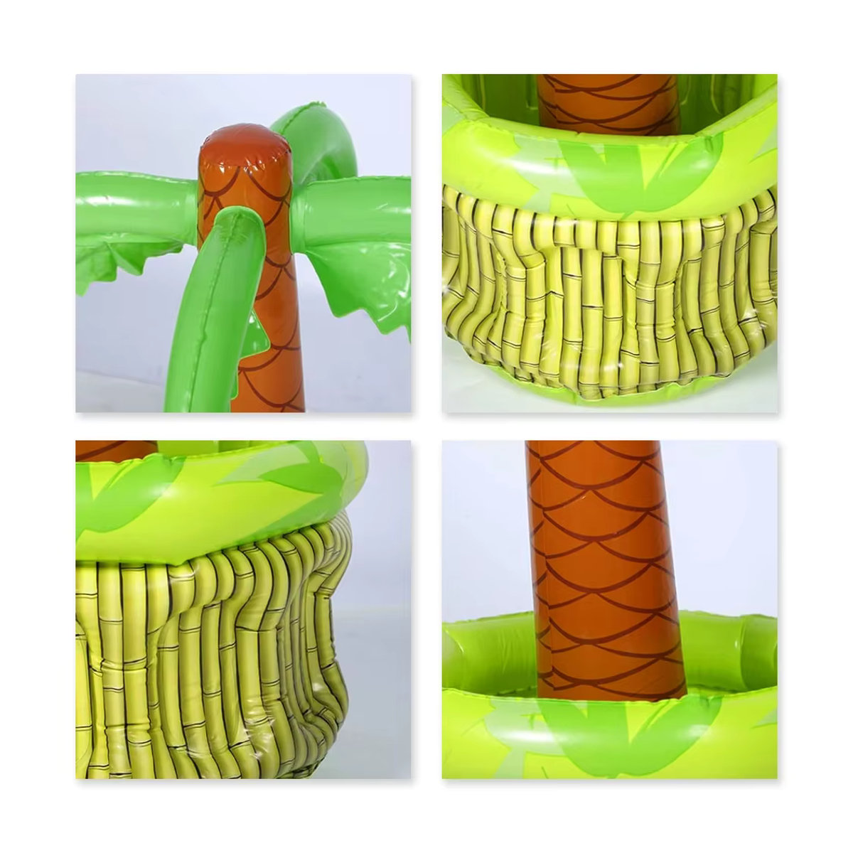 Aufblasbarer Eiskübel aus PVC im Kokosnuss-Design für Schwimmbad und Pool - Bild 5