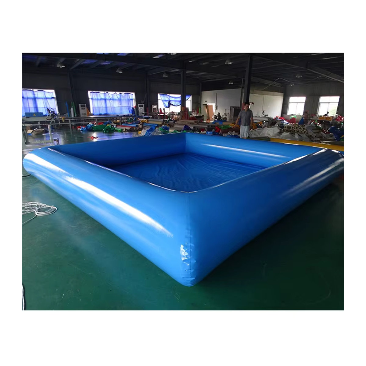 Aufblasbarer Pool für Erwachsene und Kinder von DINGYURUI in Blau - Bild 5