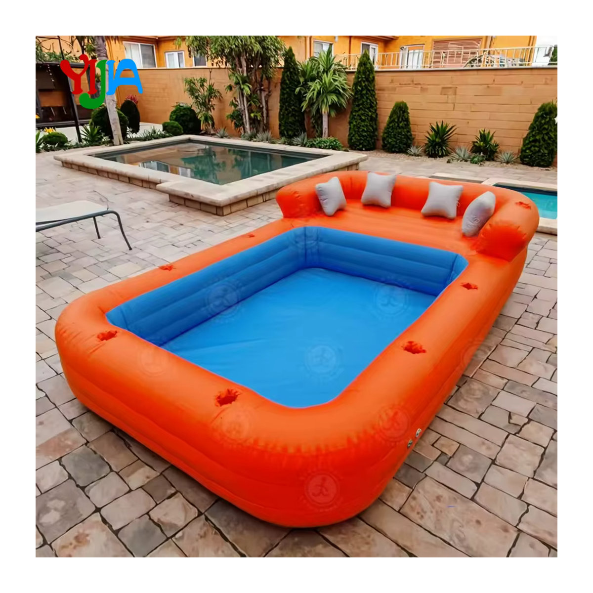 Aufblasbares PVC-Schwimmbecken in Form eines Faulbecken-Sofas für Entspannung im Freien - Bild 2