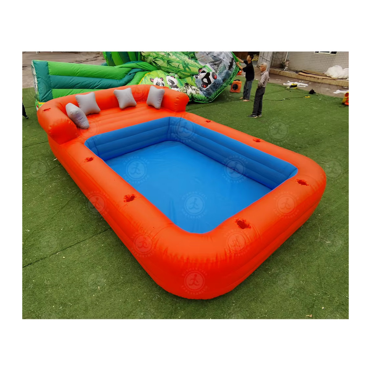 Aufblasbares PVC-Schwimmbecken in Form eines Faulbecken-Sofas für Entspannung im Freien - Bild 3